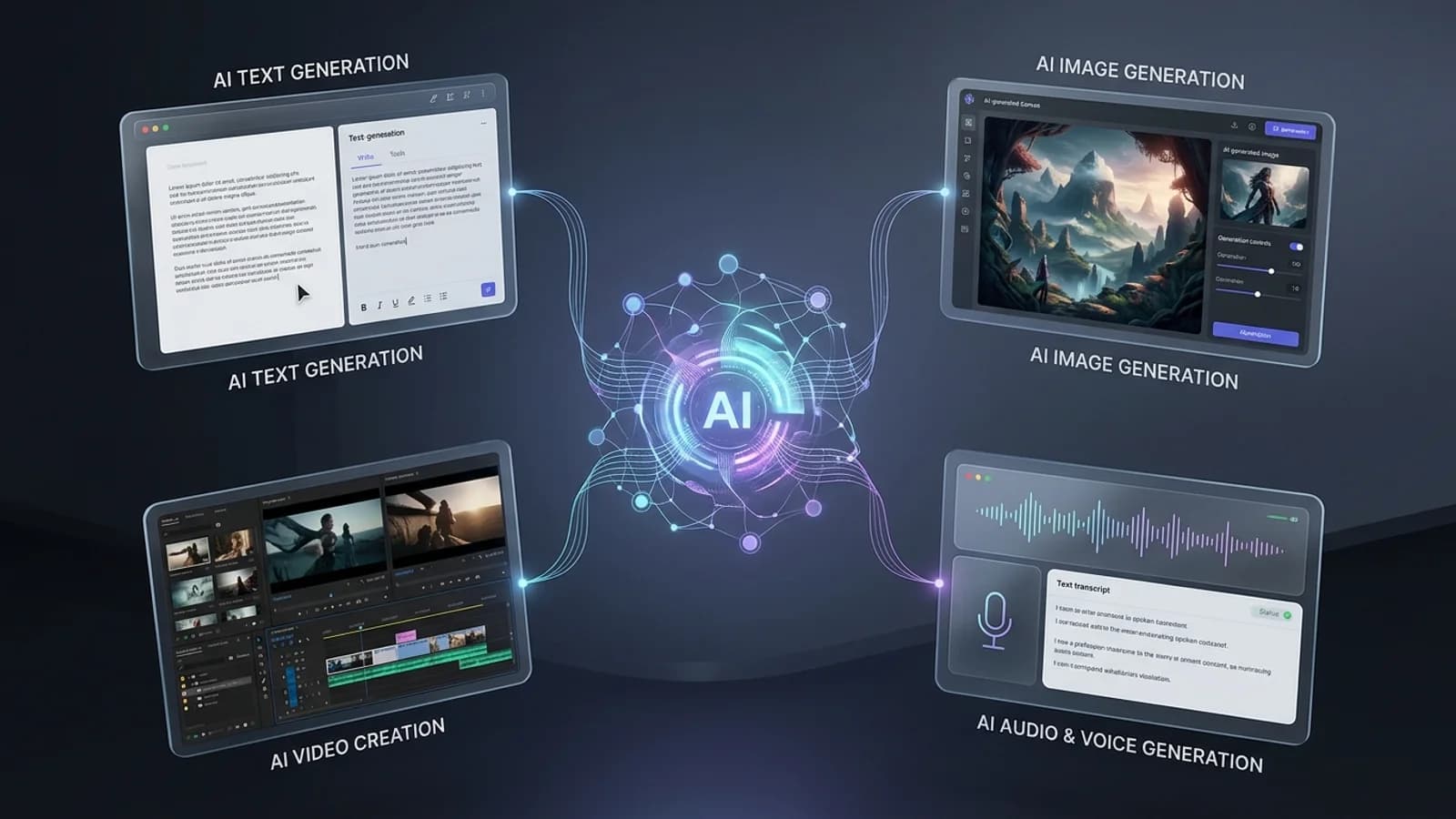 Best AI Tools for Content Creation: Writing, Images, Video, and More